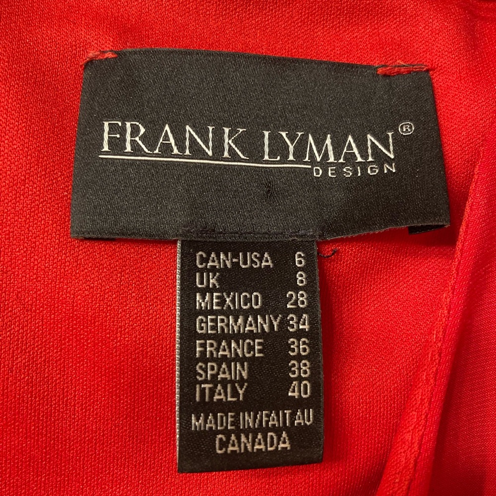 Frank Lyman red dress - Picture 3 of 3